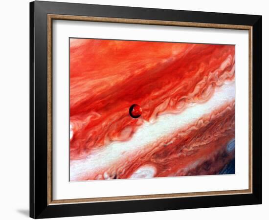 Detail of Jupiter and its Inner Satellite Lo-null-Framed Giclee Print