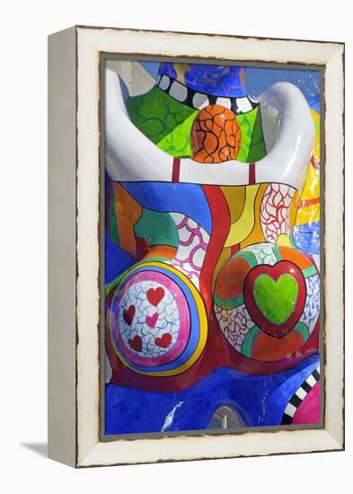 Detail of Lifesaver Fountain by Niki De Saint Phalle, Duisburg, Germany-null-Framed Premier Image Canvas