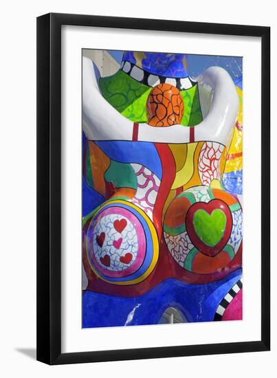 Detail of Lifesaver Fountain by Niki De Saint Phalle, Duisburg, Germany-null-Framed Photographic Print