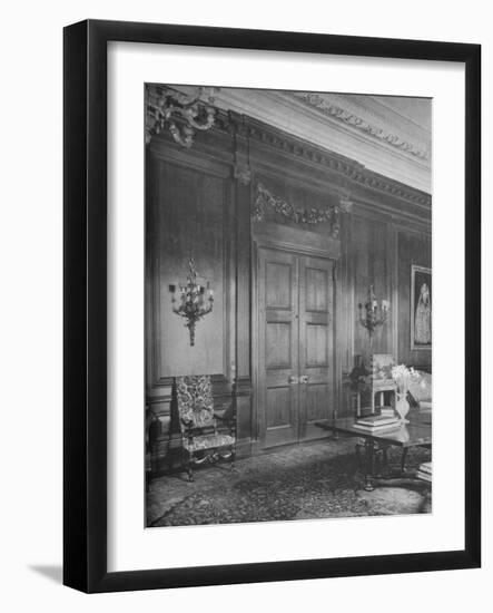 Detail of living room doorway, house of Henry P Davison, New York, 1922-null-Framed Photographic Print