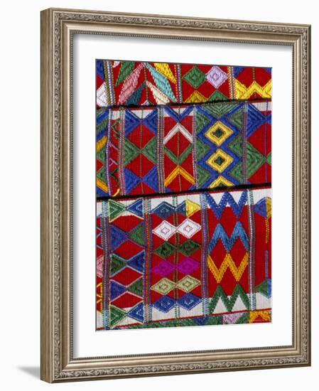 Detail of Local Weaving, Chichicastenango, Guatemala, Central America-Upperhall-Framed Photographic Print