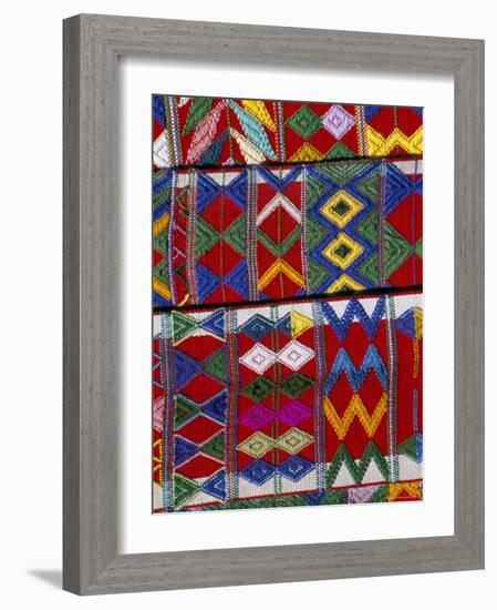 Detail of Local Weaving, Chichicastenango, Guatemala, Central America-Upperhall-Framed Photographic Print