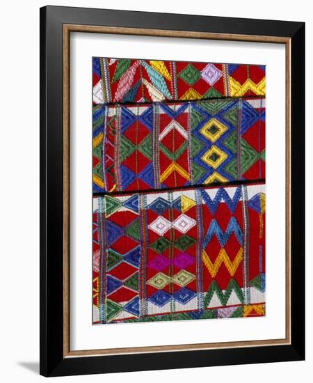 Detail of Local Weaving, Chichicastenango, Guatemala, Central America-Upperhall-Framed Photographic Print