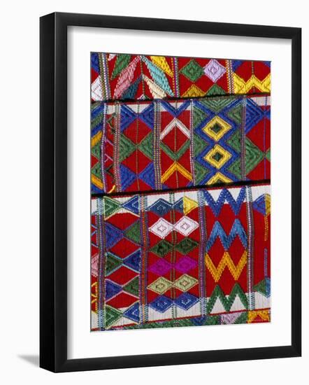 Detail of Local Weaving, Chichicastenango, Guatemala, Central America-Upperhall-Framed Photographic Print