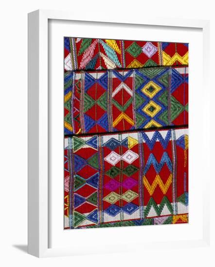 Detail of Local Weaving, Chichicastenango, Guatemala, Central America-Upperhall-Framed Photographic Print