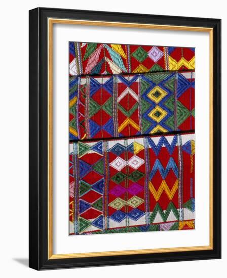 Detail of Local Weaving, Chichicastenango, Guatemala, Central America-Upperhall-Framed Photographic Print