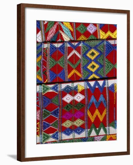 Detail of Local Weaving, Chichicastenango, Guatemala, Central America-Upperhall-Framed Photographic Print