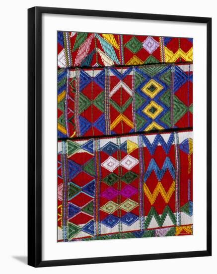 Detail of Local Weaving, Chichicastenango, Guatemala, Central America-Upperhall-Framed Photographic Print