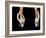 Detail of Male Gymnasts Hands on the Rings-Paul Sutton-Framed Photographic Print