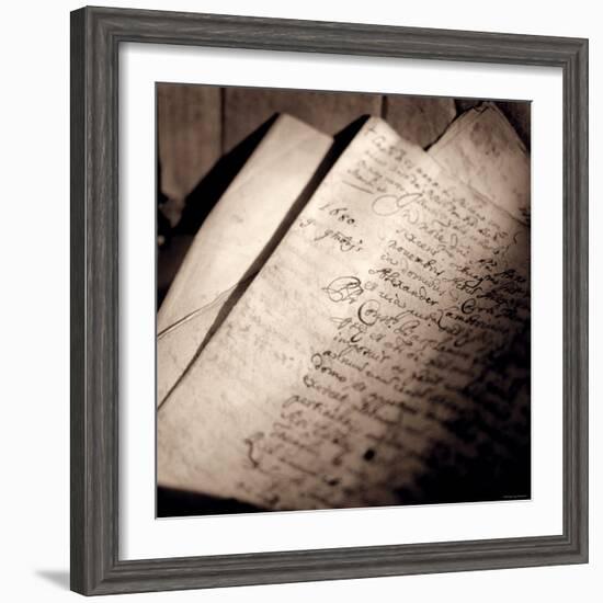 Detail of Manuscript-Edoardo Pasero-Framed Photographic Print