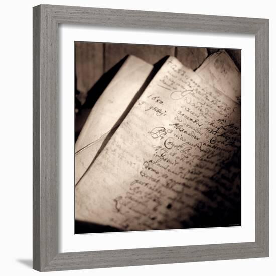 Detail of Manuscript-Edoardo Pasero-Framed Photographic Print