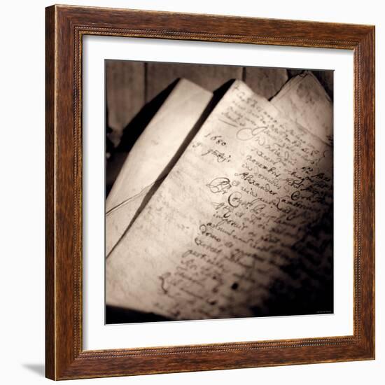 Detail of Manuscript-Edoardo Pasero-Framed Photographic Print