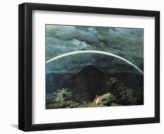 Detail of Mountain Landscape with Rainbow-Caspar David Friedrich-Framed Giclee Print