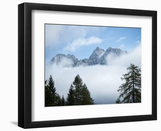 Detail of Mountain Peaks, Vrsic Pass, Julian Alps, Triglav National Park, Upper Carniola, Slovenia-Ben Pipe-Framed Photographic Print