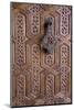 Detail of Old Ornately Carved Wooden Door, Medina, Marrakesh, Morocco, North Africa, Africa-Stephen Studd-Mounted Photographic Print