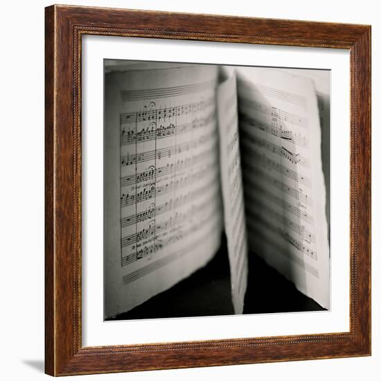 Detail of Page Music-Edoardo Pasero-Framed Photographic Print