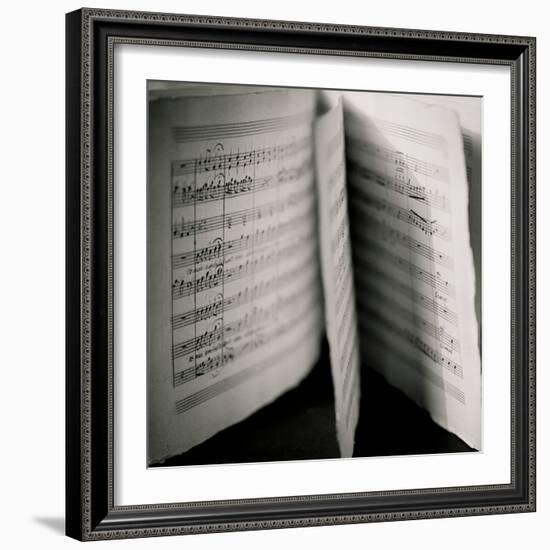 Detail of Page Music-Edoardo Pasero-Framed Photographic Print