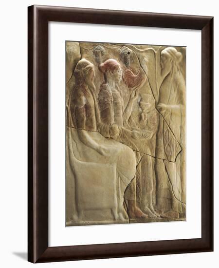 Detail of Pinax from Holy Shrine of Mannella in Locri, Calabria, Italy-null-Framed Giclee Print