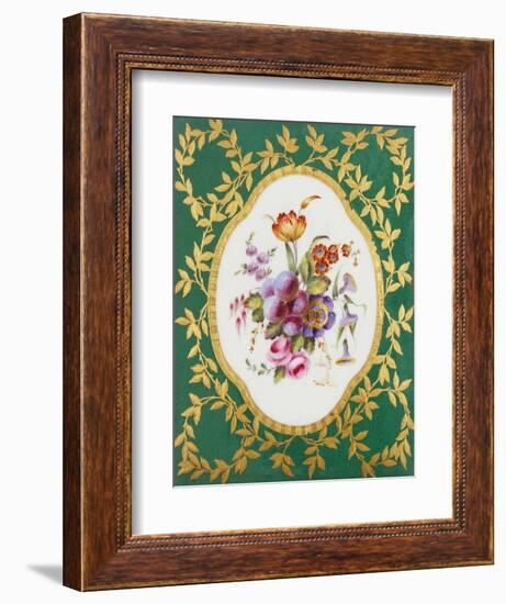 Detail of Plaque (A French Commode): Mounted with Ten Large and Eleven Smal-null-Framed Giclee Print