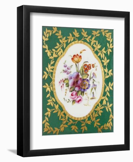 Detail of Plaque (A French Commode): Mounted with Ten Large and Eleven Smal-null-Framed Giclee Print