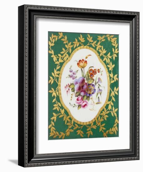 Detail of Plaque (A French Commode): Mounted with Ten Large and Eleven Smal-null-Framed Giclee Print