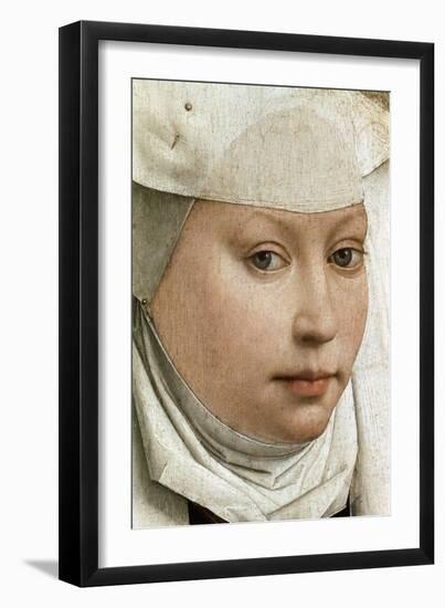 Detail of Portrait of a Young Woman-Rogier van der Weyden-Framed Giclee Print