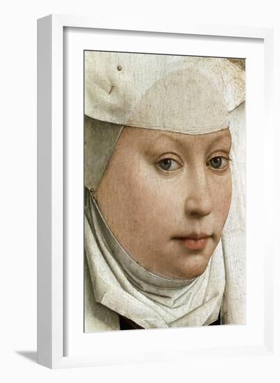 Detail of Portrait of a Young Woman-Rogier van der Weyden-Framed Giclee Print