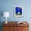 Detail of Potted Plant Against Blue Wall-Stephen Studd-Framed Photographic Print displayed on a wall