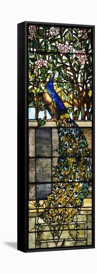 Detail of Right Side of "Twilight", a Leaded and Plated Glass Window, 1897-Tiffany Studios-Framed Premier Image Canvas