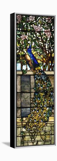 Detail of Right Side of "Twilight", a Leaded and Plated Glass Window, 1897-Tiffany Studios-Framed Premier Image Canvas