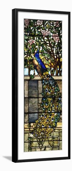 Detail of Right Side of "Twilight", a Leaded and Plated Glass Window, 1897-Tiffany Studios-Framed Giclee Print