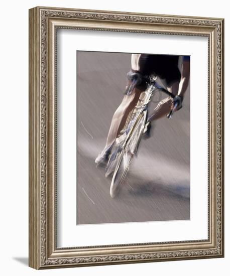 Detail of Road Cyclist-null-Framed Photographic Print