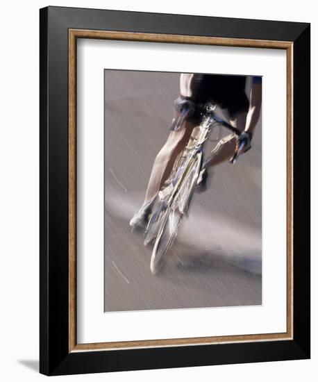 Detail of Road Cyclist-null-Framed Photographic Print