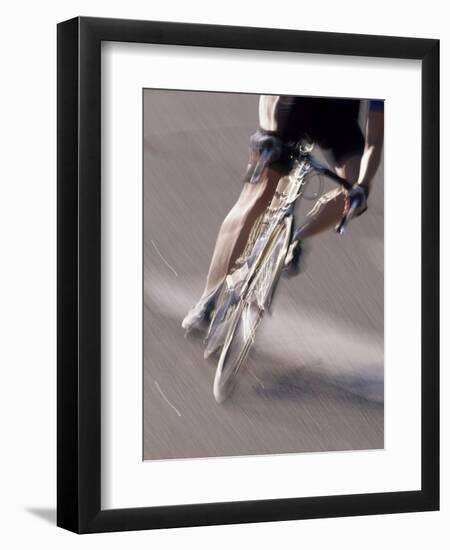 Detail of Road Cyclist-null-Framed Photographic Print
