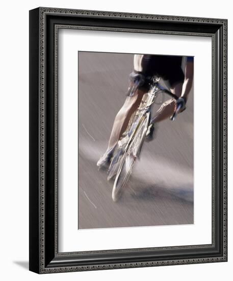 Detail of Road Cyclist-null-Framed Photographic Print