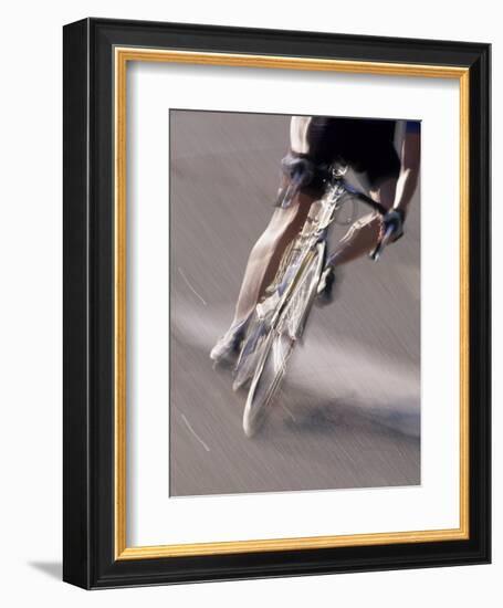 Detail of Road Cyclist-null-Framed Photographic Print