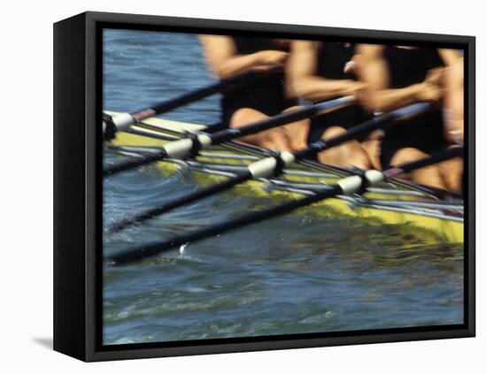 Detail of Rowers in Action-null-Framed Premier Image Canvas