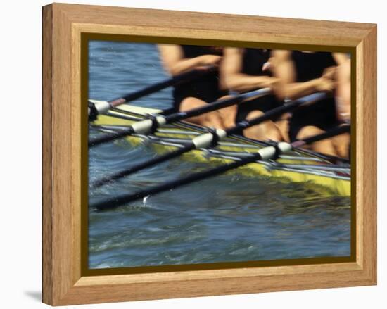 Detail of Rowers in Action-null-Framed Premier Image Canvas