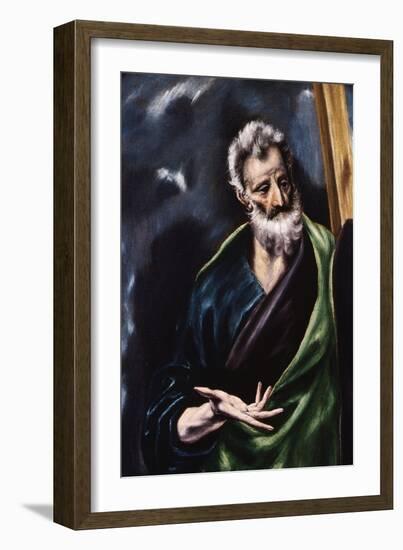 Detail of Saint Andrew-El Greco-Framed Giclee Print