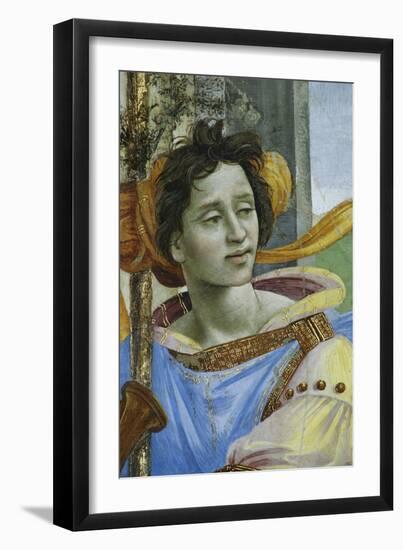 Detail of Saint John the Evangelist Reuscitating Druisana-Filippino Lippi-Framed Giclee Print