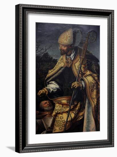 Detail of Saint Martin of Tours. Saint John Altarpiece, 1518-Hans Burgkmair-Framed Giclee Print