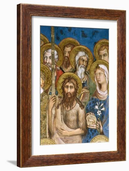 Detail of Saints and Martyrs from Maesta-Simone Martini-Framed Giclee Print