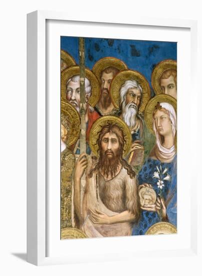 Detail of Saints and Martyrs from Maesta-Simone Martini-Framed Giclee Print