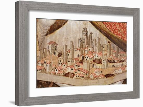 Detail of San Gimignano, C.1391-Taddeo di Bartolo-Framed Giclee Print