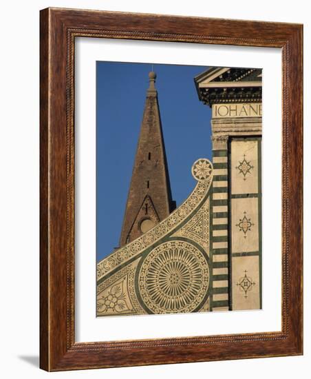 Detail of Santa Maria Novella Church, Florence, Tuscany, Italy, Europe-Robert Francis-Framed Photographic Print