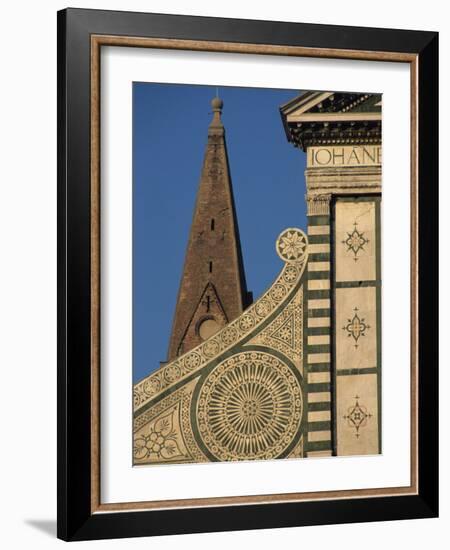 Detail of Santa Maria Novella Church, Florence, Tuscany, Italy, Europe-Robert Francis-Framed Photographic Print