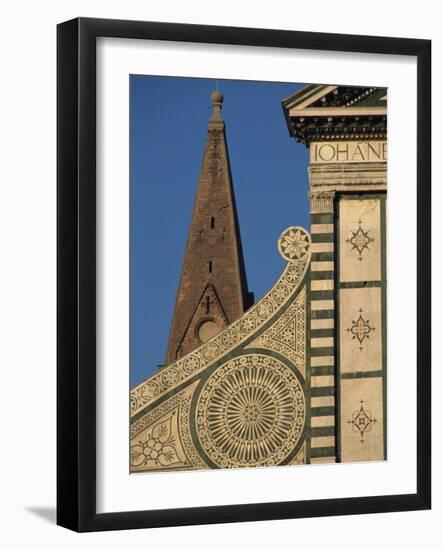 Detail of Santa Maria Novella Church, Florence, Tuscany, Italy, Europe-Robert Francis-Framed Photographic Print