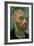 Detail of Self-Portrait-Vincent van Gogh-Framed Giclee Print