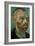 Detail of Self-Portrait-Vincent van Gogh-Framed Giclee Print