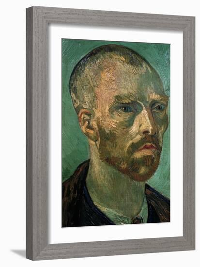 Detail of Self-Portrait-Vincent van Gogh-Framed Giclee Print